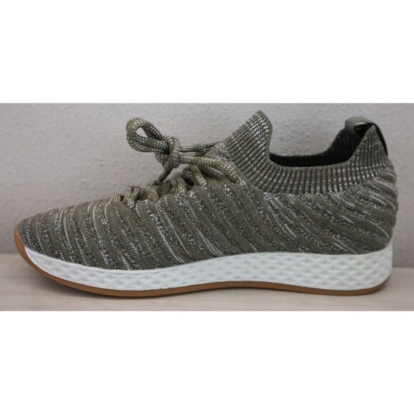 Urban Sport x J/Slides Women's 8.5M Khaki 2-Tone Opy Stretch Knit Sneakers SiB - Picture 9 of 13